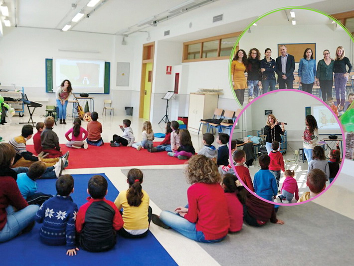 El CEIP Madrigal y Padial de Vlez de Benaudalla, incorporan el programa MUSIZN en sus aulas.